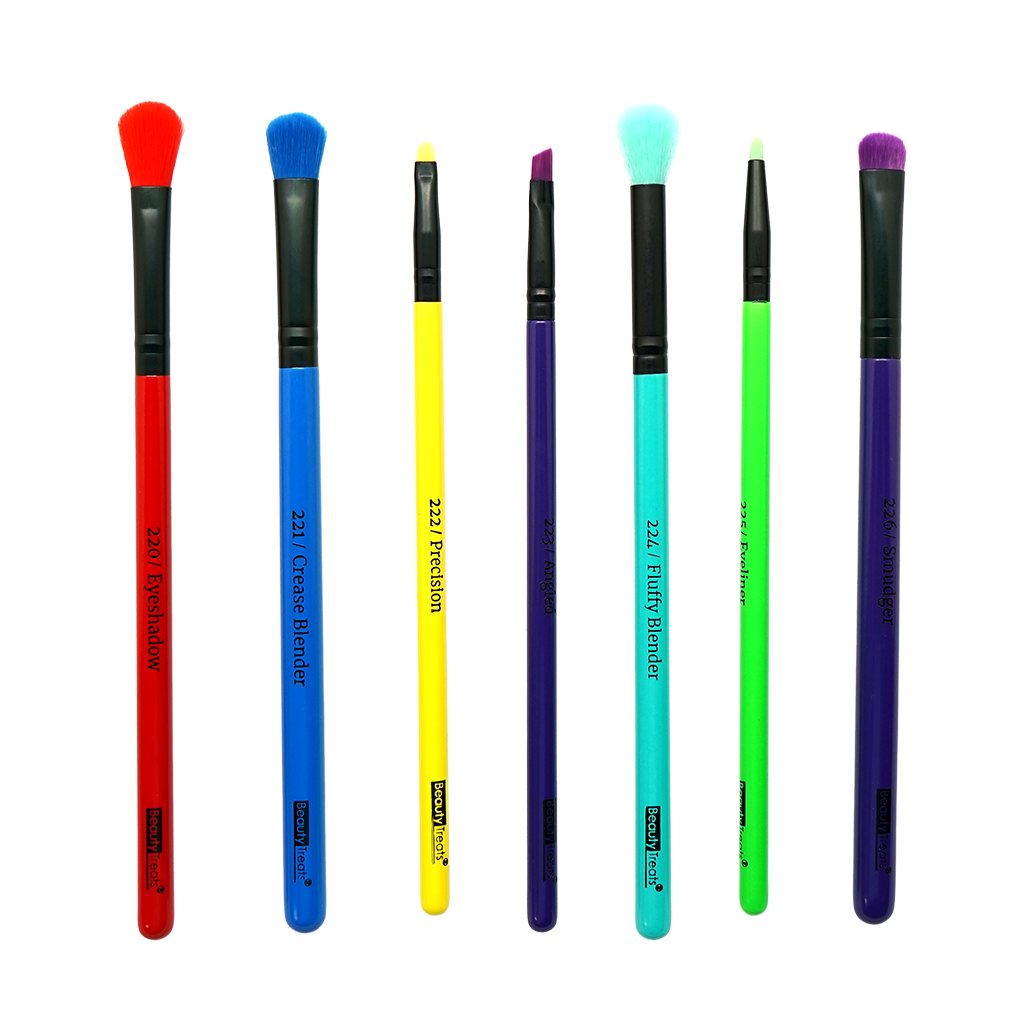 Color Crush Set de Brochas Para Ojos 7pzas