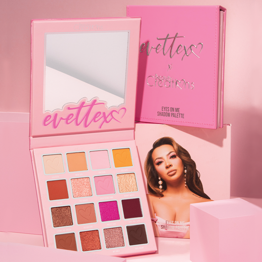 Evettexo Eyes On Me Paleta de Sombras 16 Tonos
