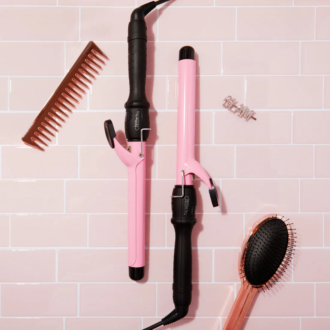 Rizadora Cabello 25 mm Pink