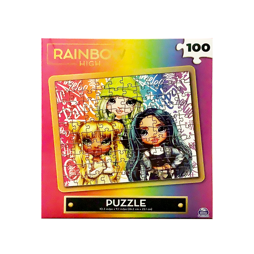 SPINMASTER 6063751 Rainbow High Puzzle 100 pc