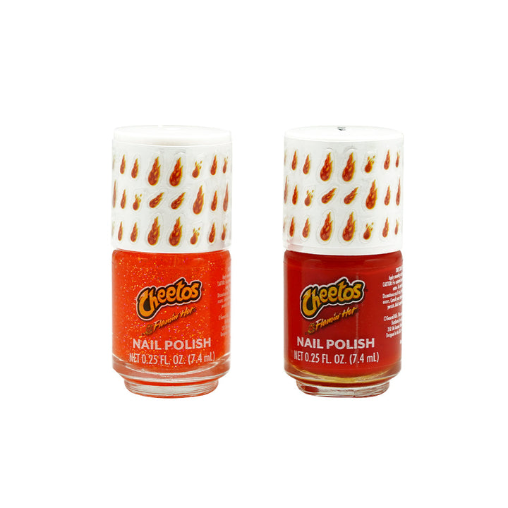 TASTE Cheetos Flamin Hot Kit Esmaltes Con Planilla de Stickers 7Y010H