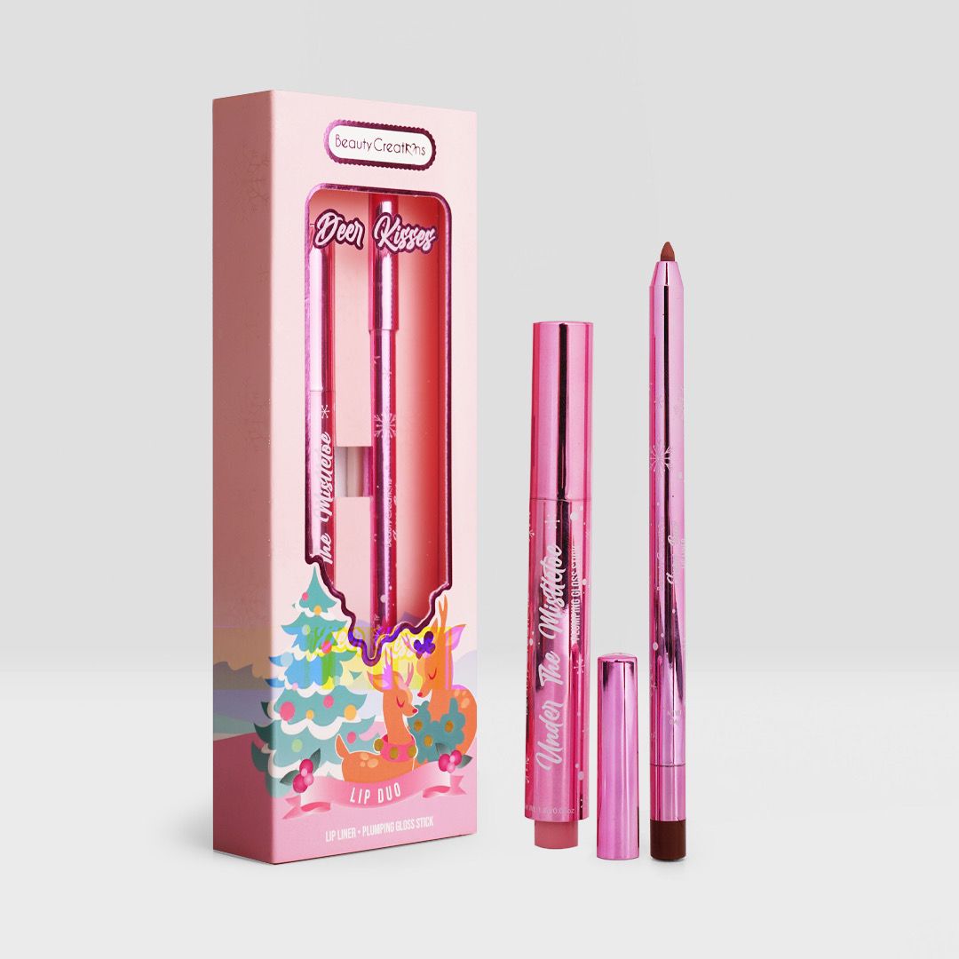 Deer Kisses Lip Duo Delineador de Labios y Gloss Voluminizador
