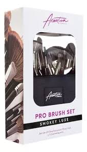 Smokey Luxe Set de 24 brochas con Cosmetiquera