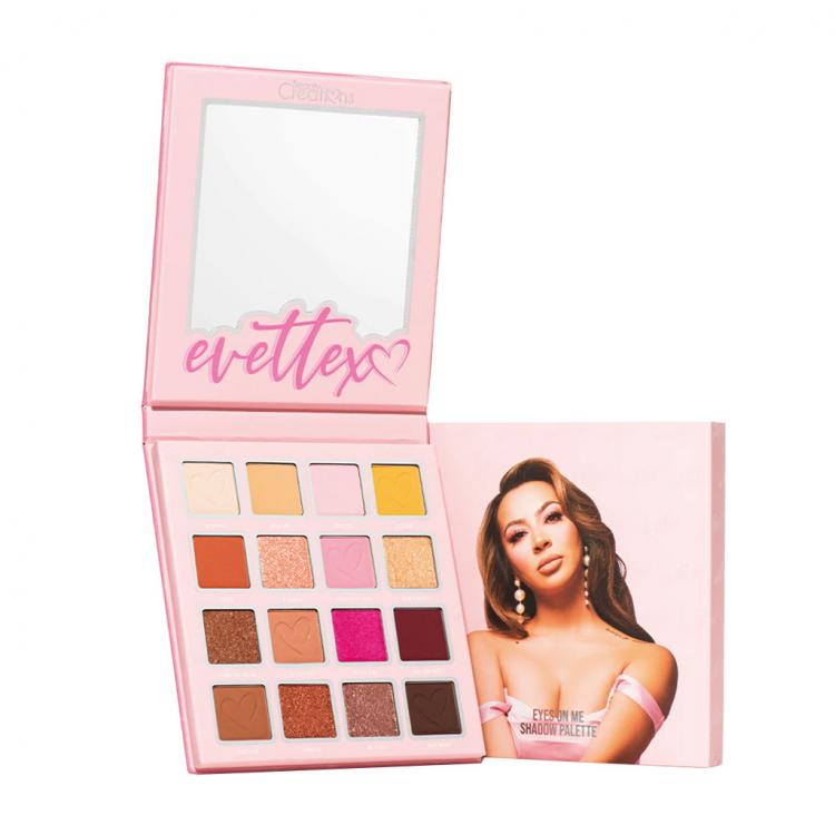 Evettexo Eyes On Me Paleta de Sombras 16 Tonos