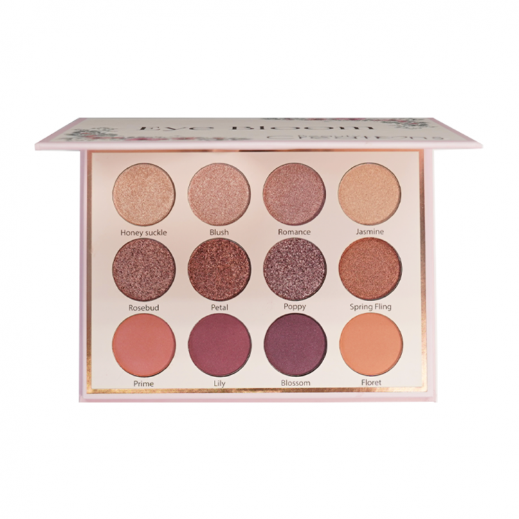 Eye Bloom Paleta de Sombras 12 Tonos