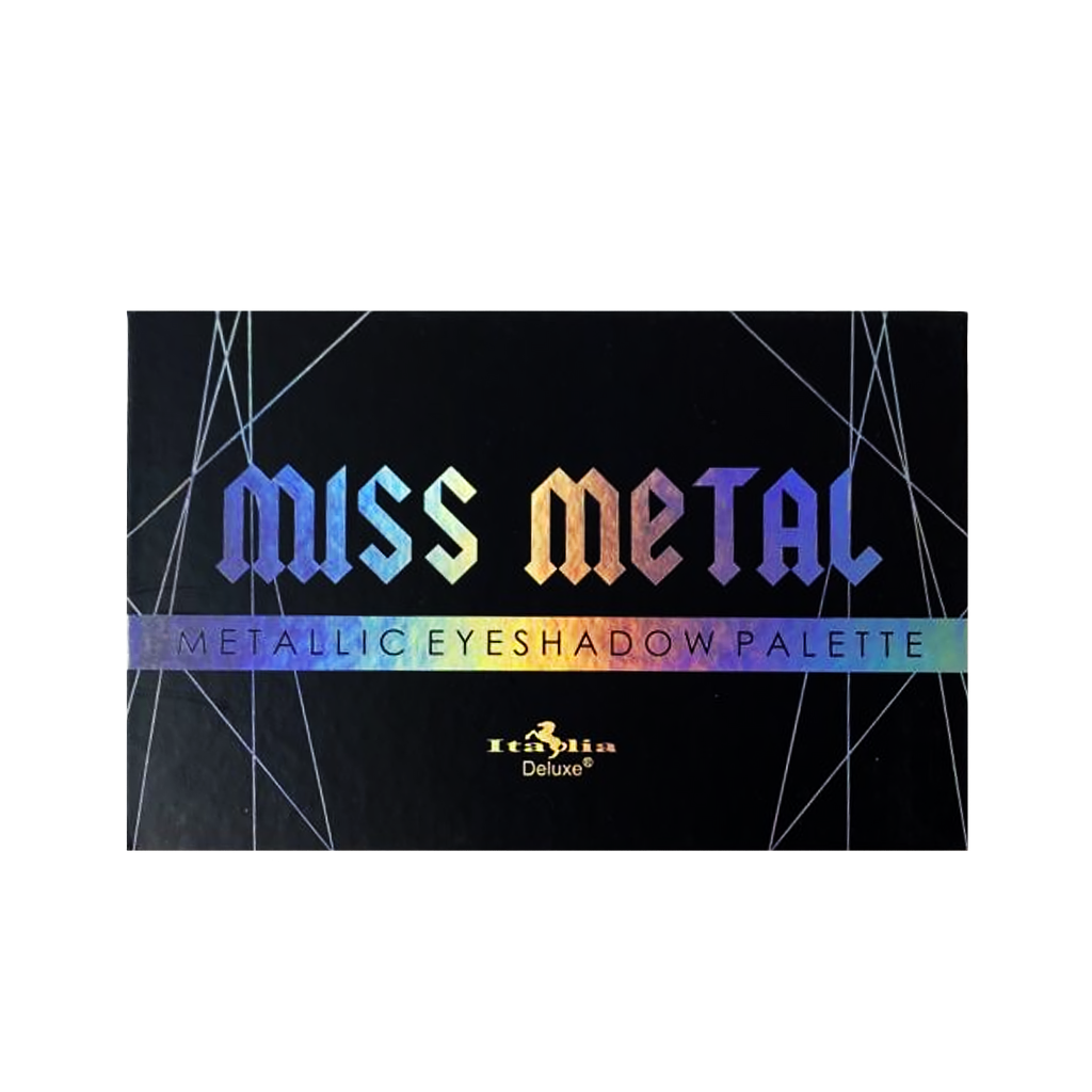 Miss Metal Metallic Paleta de Sombras 15 Tonos