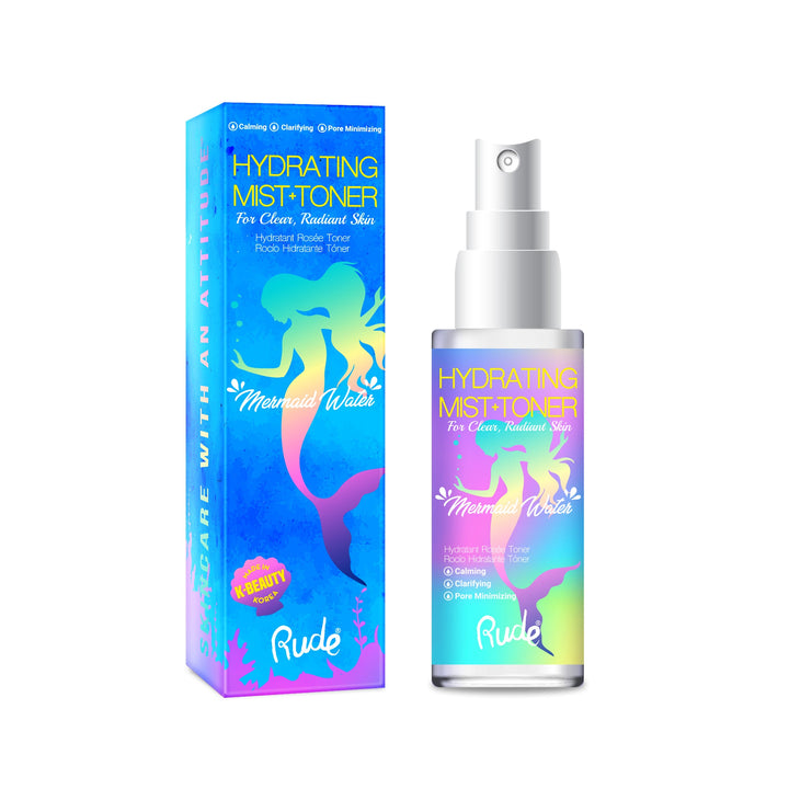 RUDE Mermaid Water Hydrating Tónico Hidratante en Spray
