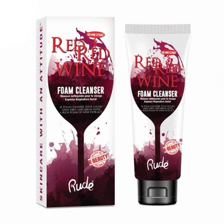 RUDE Red Red Wine Espuma Limpiadora
