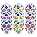 Skull Set de 9 Mascarillas Faciales
