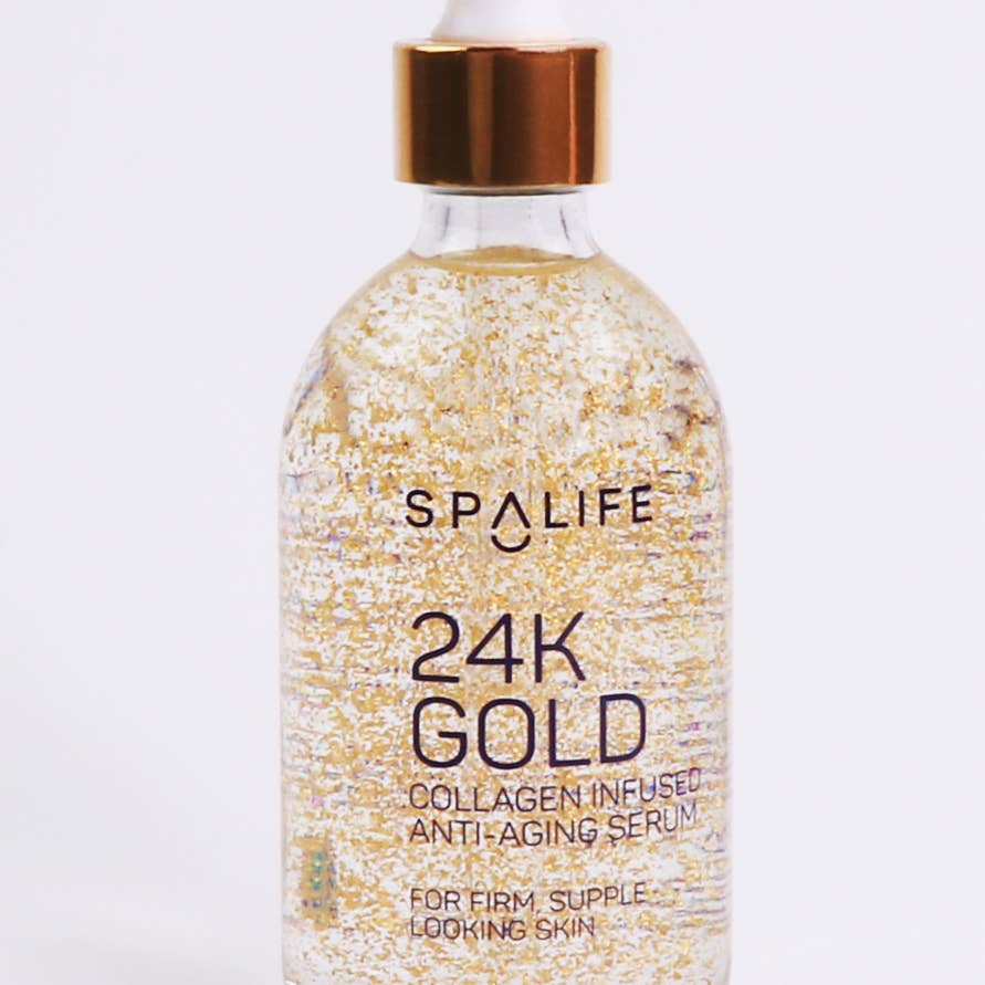 Antiarrugas 24K oro Suero facial con colágeno hidrata y nutre