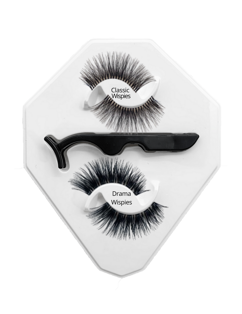 JLASH Applicator And 2 Pairs Lashes Classic Wispies and Drama Wispies - DA3