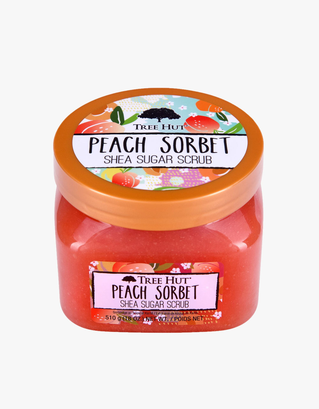 TREEHUT Peach Sorbet Exfoliante de Azúcar con Karité